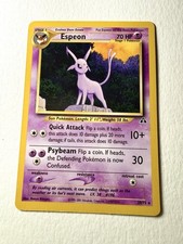 ✨ 2001 Espeon 20/75 Neo Discovery Pokémon Card Near Mint NM Vintage WOTC on eBay