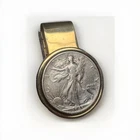 Lady Liberty 1943 Vintage Real Coin Money Clip Gold Silver Liberty Made in USA