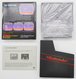 Pro Wrestling | Nintendo NES | CIB boxed completo di scatola originale