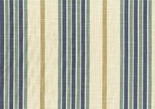4.50 Yds Microfibres Fabrics Blue Green Tan Beige Stripe Drapery Upholstery