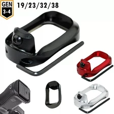 Anodized Aluminum Flared Magwell For Glock 17/19/22/24/31/34/35/37 Gen 1/2/3/4/5