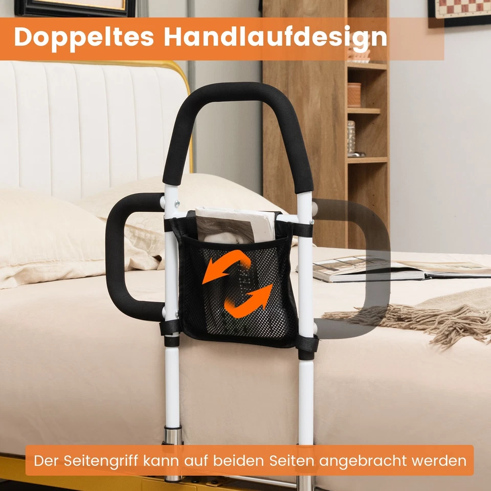 Bettgitter für Erwachsene Bett Aufstehhilfe Haltegriff Bettgriff - Bild 3 von 4