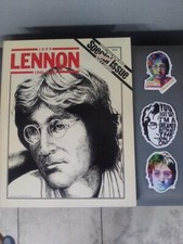 John Lennon 1940-80 special issue Headline Front page collectors book + stickers