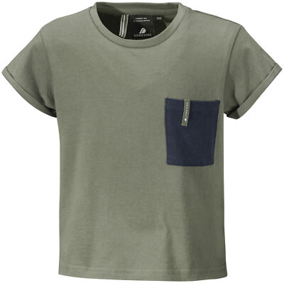 Didriksons Jungen T-Shirt Shirt DUVAN KIDS T-SHIRT grün Unifarben