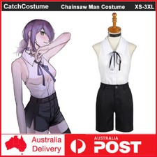 Anime Chainsaw Man Reze Cosplay Costume Uniform Full Set Halloween Party Outfits
