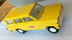 VINTAGE TONKA TOY CAR JEEP WAGONEER 1970s YELLOW PRESSED STEEL