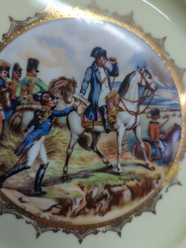 Antique 1930s Germany Rosenthal China Napoleon Cabinet Plate - Picture 6 of 14