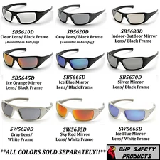 PYRAMEX GOLIATH SAFETY GLASSES MOTORCYCLE SPORT WORK SUNGLASSES Z87+ (1 PAIR)