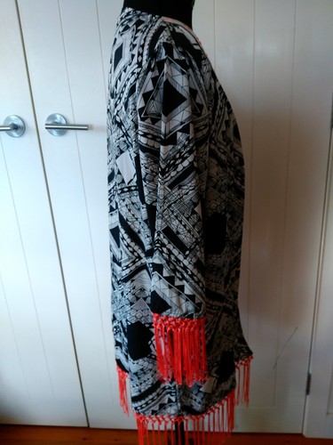 Virtuelle multi coloured black kimino Size 14 Brand new with tags RRP $129.95 - Picture 5 of 7