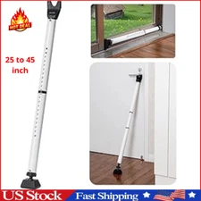 Metal Door Brace Big Jammer Security Home Bar Lock Apartment Hotel House Safety