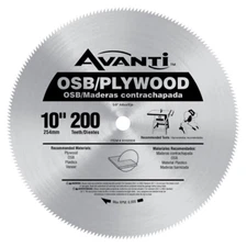 10 In. X 200-Teeth Osb/Plywood Saw Blade