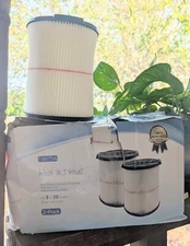 2 Pack ReinlichkeitRed Stripe General Purpose Wet Dry Vac Replacement Filter