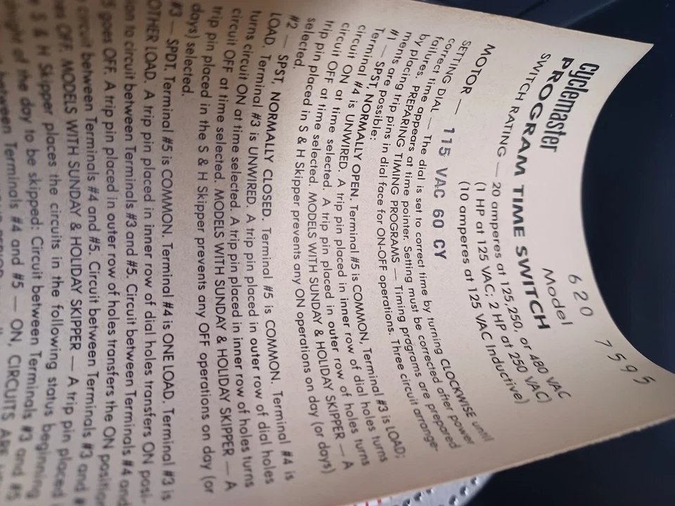 NEW Midtex Relays Model 620-7595 Cyclemaster Motor 115V 60Hz - Image 4 of 4