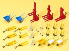 PREISER Gabelstapler und andere Transportgeräte 1:87 Zubehör Bausatz H0 17107