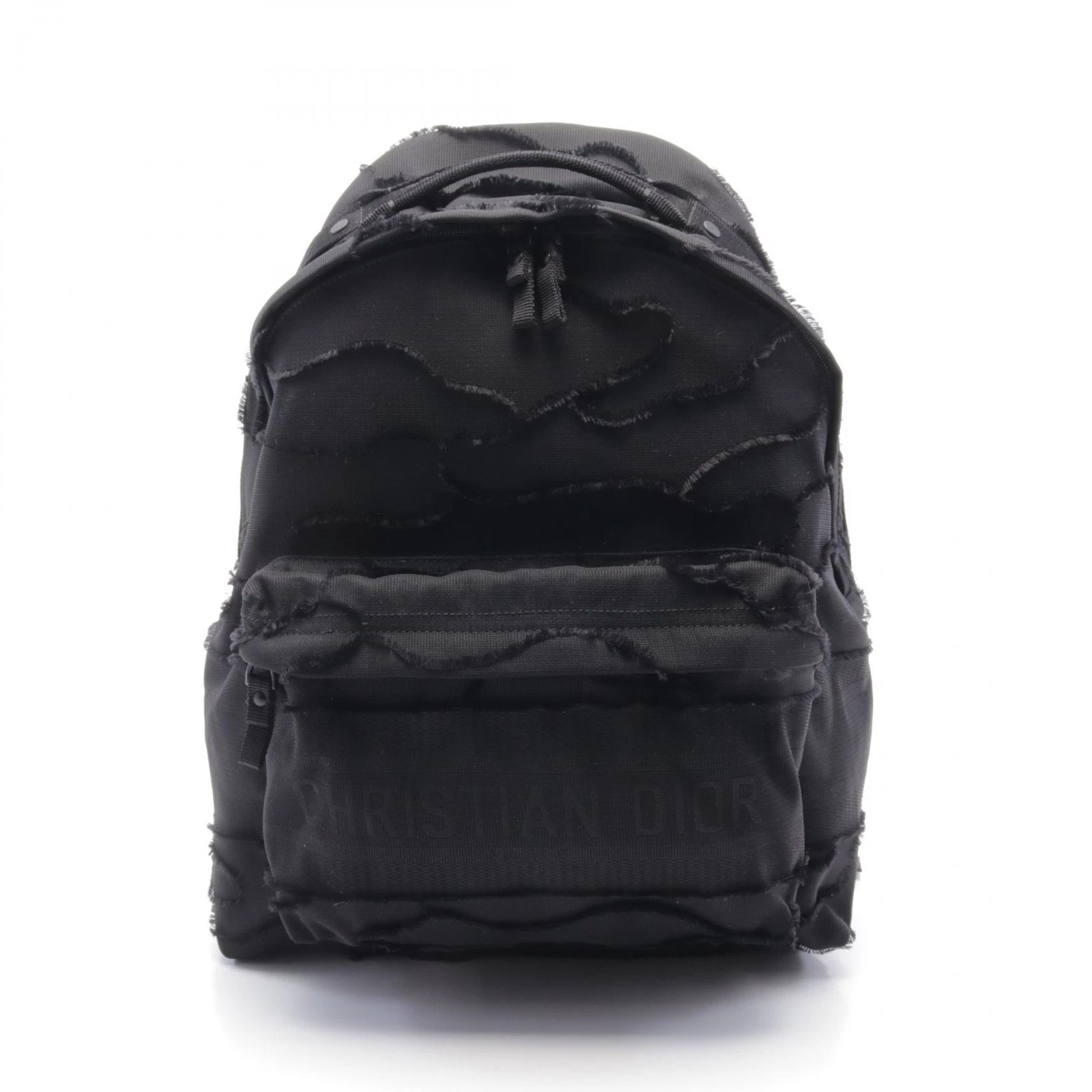 Christian Dior Sac à Dos Sac à Dos Zip Bag Toile Noir Occasion