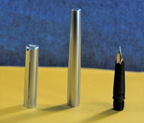"Waterman" Master Satin chrome&CT French Fountain pen c.1971's w/box - Picture 3 of 12