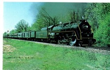 Allegheny 2102 Steam Locomotive, OH, May 1, 1977 Postcard