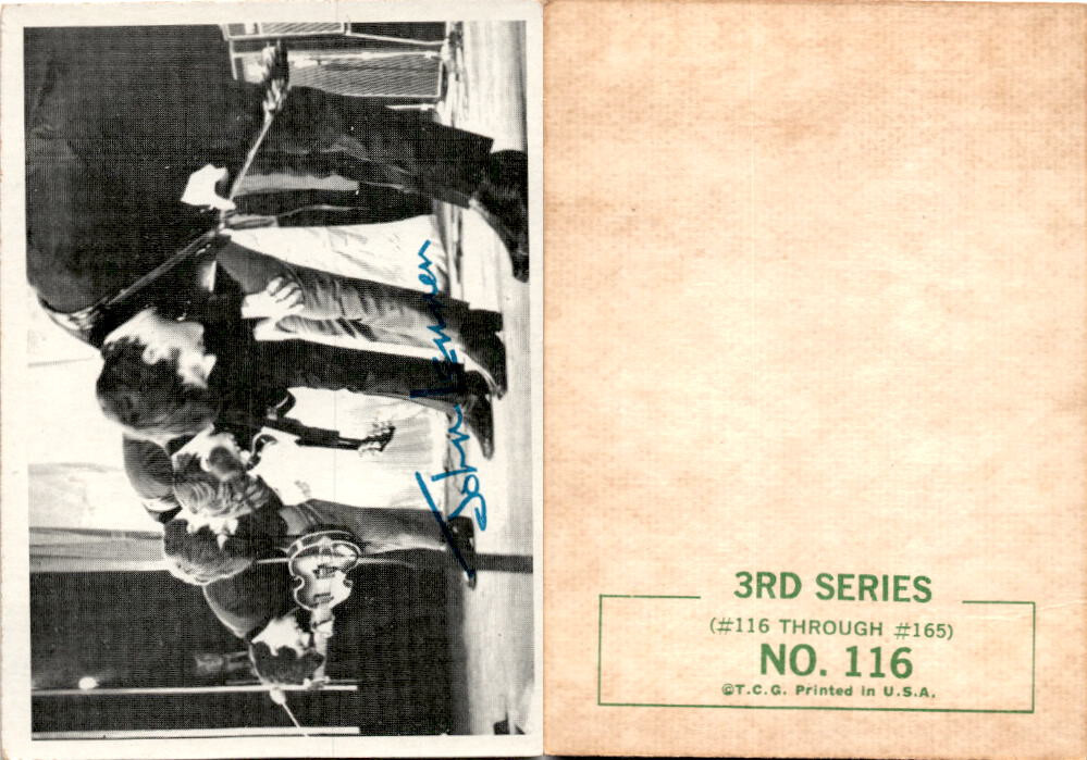 1964 Topps, Beatles B&W 3rd Series, #116 Beatles, Music