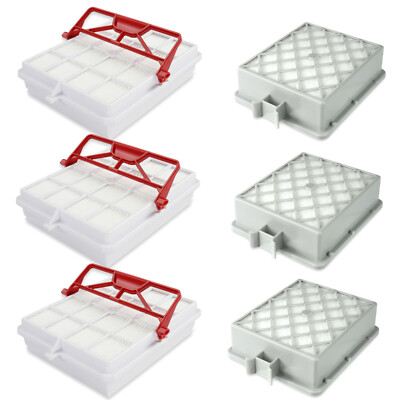 3 Abluft 3 Motor Filter passend für Lux Intelligence S115 Hepa Abluftfilter