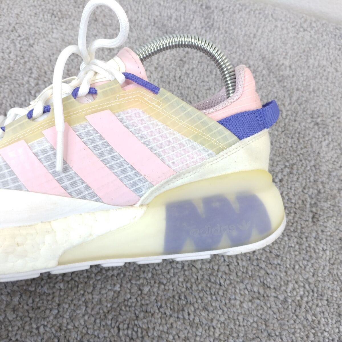 Adidas ZX2K Boost Pure Womens Size 6.5 Running Shoes Purple Adidas ZX2K Boost Pure Womens Size 6.5 Running Shoes Purple