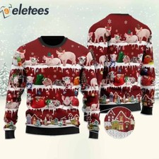 Christmas Pig Ugly Christmas Sweater VP33U5O2