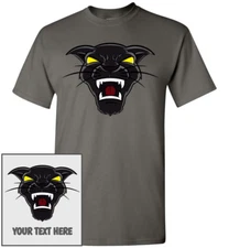 Black Panther Head T-Shirt, Men Women Youth Kid Tank Long Personalized Custom