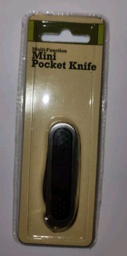 NIB Multi-Function Mini Pocket Knife #9003/6RSP Wal-Mart Key Chain, Scissors ++