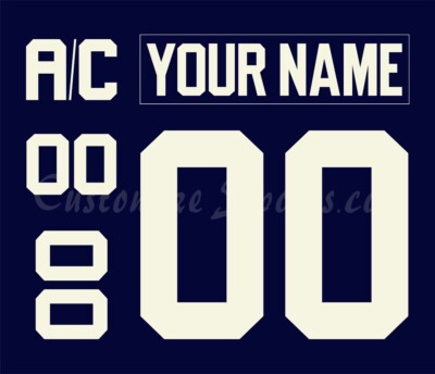 Vancouver Canucks Customized Number Kit For 2022 Reverse Retro Uniform