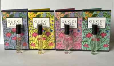 Gucci Flora Collection Sample Size 4pcs (Gardenia, Jasmine, Magnolia, Orchid )