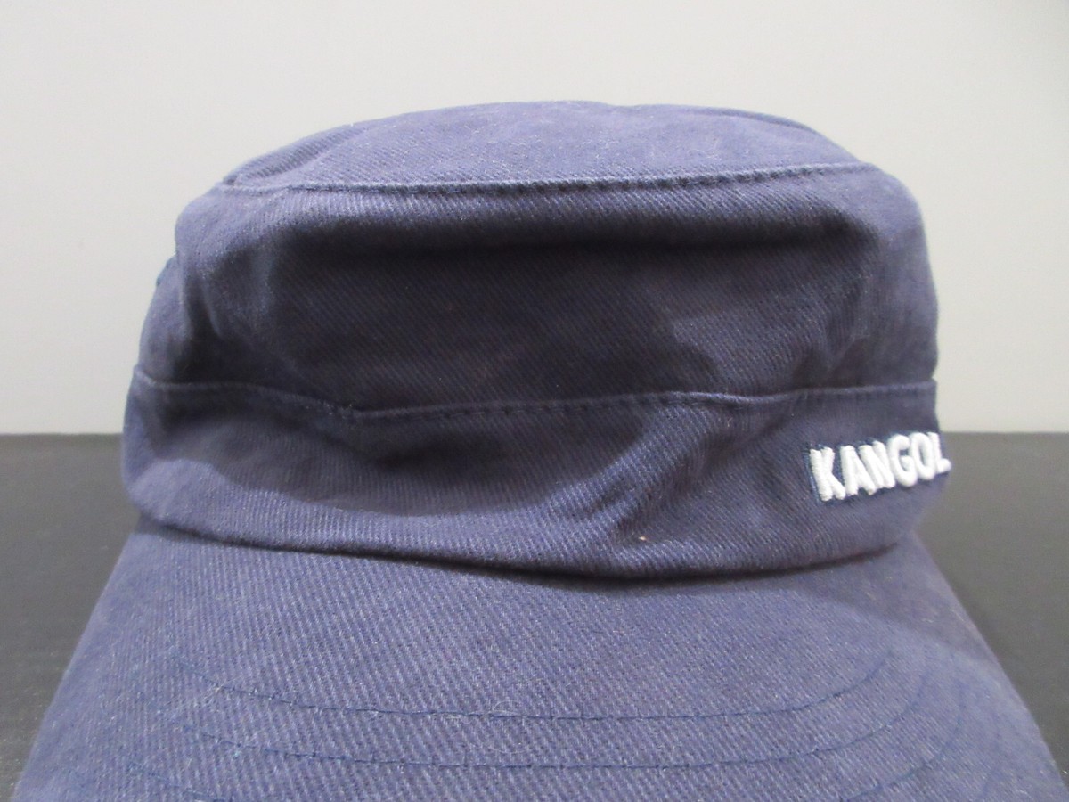 Kangol Hat Cap Fitted Adult Medium Blue White Kangaroo Hip
