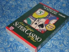 New Las Vegas Super Casino Plus PC CD ROM Swift Cosmi Win95 Sealed