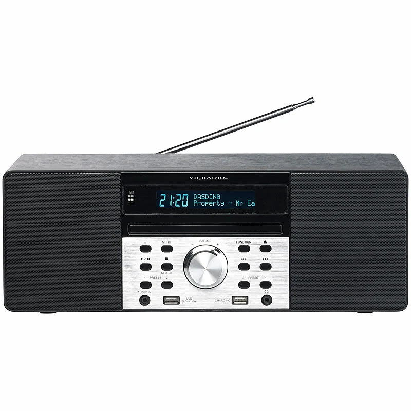 VR-Radio Digitalradio mit DAB+, FM, Bluetooth, CD, Audio-Player, USB-Port, 60 W - Bild 3 von 4