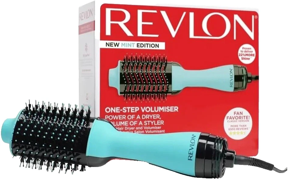 Revlon Salon One-Step hair dryer and Volumiser - New Mint Edition