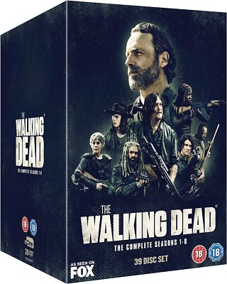 THE WALKING DEAD COMPLETE SERIES 1-8 DVD ALL SEASONS 1 2 3 4 5 6 7