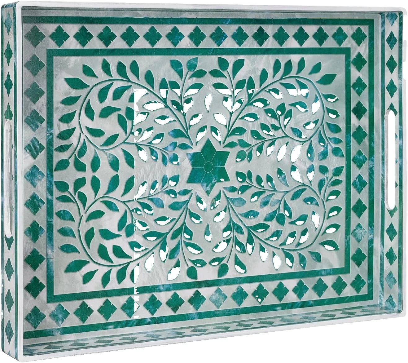 Floral Serving Trays