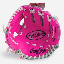 Rawlings Player Series PL85PSM Baseball Glove 8 1/2", Color Pink/Grey RHT 