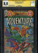 Adventure Comics #466 CGC 8.0 SS Jose Luis Garcia-Lopez AQUAMAN The Flash 1979