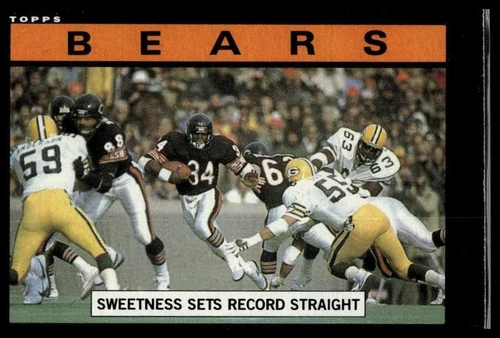 1985 Topps #22 Bears Team Leaders