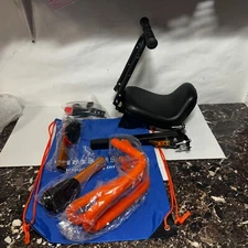 Kids Bike Seat, Front Mounted Child Bike Seat with Guardrail Front Bike Seat