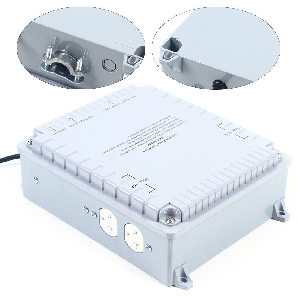 4-Outlet Light Dealing full price reduction Relay Controller w Trigger Hydroponic Indoo Cord Tucson Mall