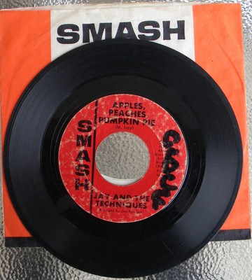 Jay & The Techniques 45 RPM Record-Apples, Peaches, Pumpkin Pie