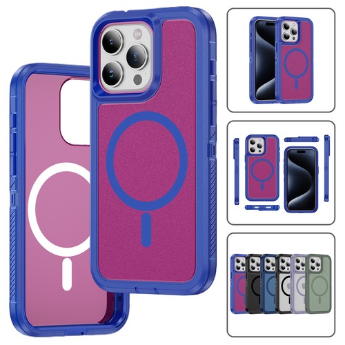 Coque Magnétique Paillettes Pour IPhone – 12/13/14/15 (Pro/Pro Max/Plus) – Transparente