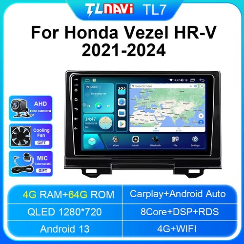 For Honda Vezel HRV 2021-2024 W/ 2K Screen 4G Head Unit Android Player Radio - Picture 36 of 48