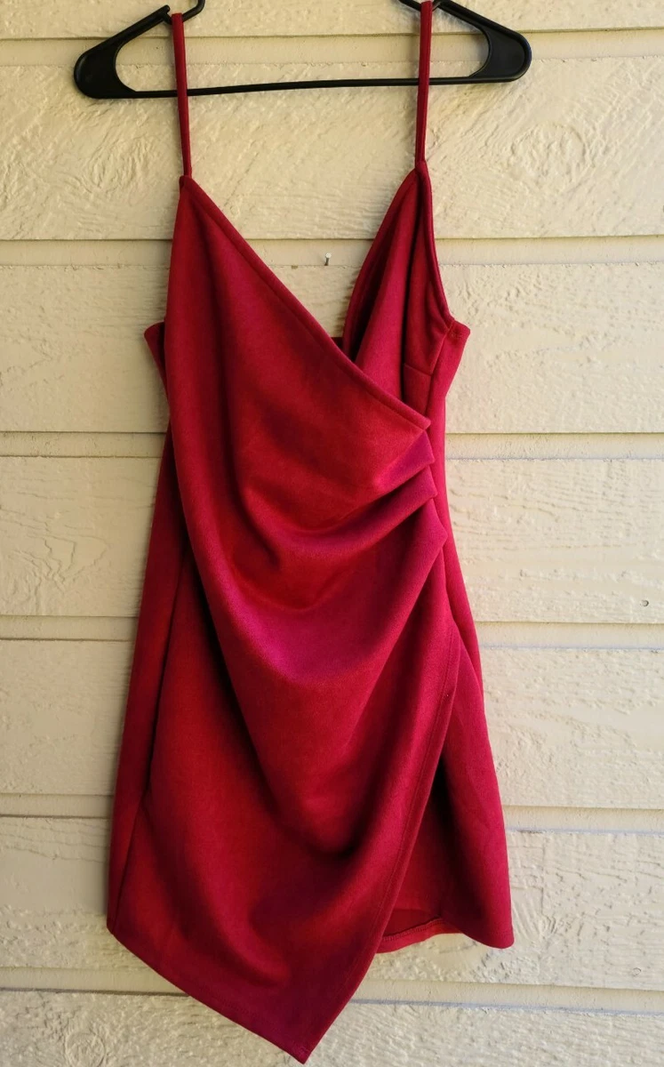 Vestido basico rojo sale