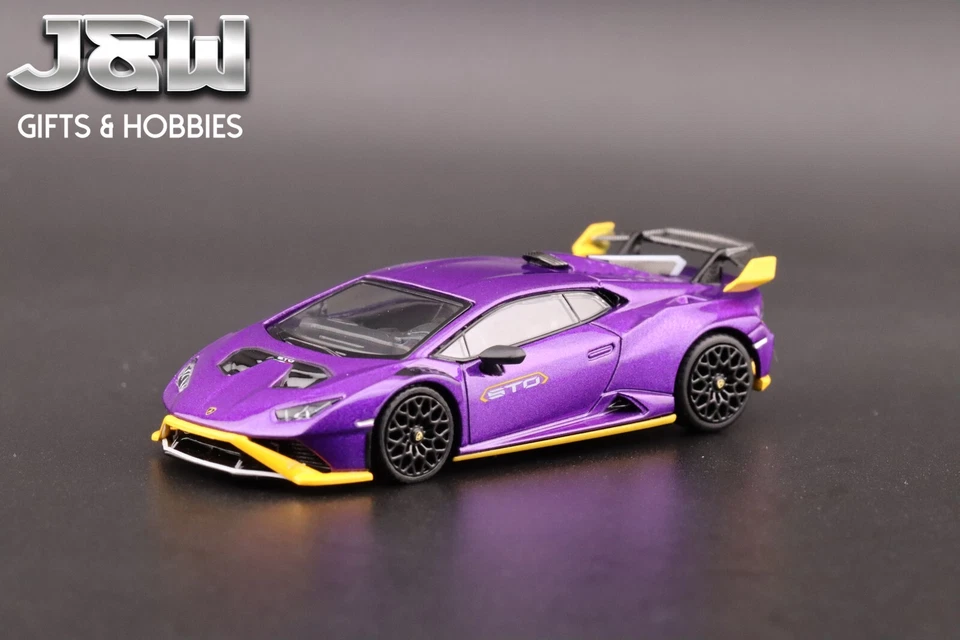 Mini GT Lamborghini Huracán STO Viola Pasifae MGT00746 1/64 Foto 3 de 4