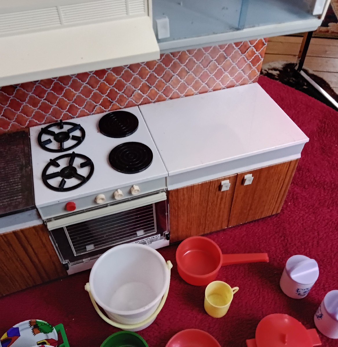 Cuisinière  Comme Maman  - jouets rétro jeux de société figurines et
