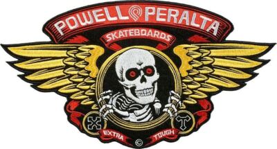 Powell Peralta WINGED RIPPER Skateboard Patch 12''x 6.5'' *LARGE*