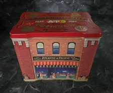 Vintage A&P 1984 125th Anniversary Tin Featuring 1900s Store Front