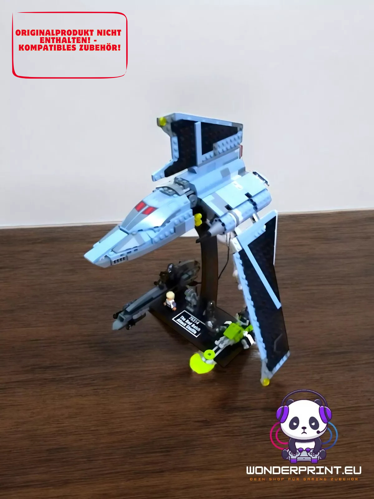 Halterung Halter Display Stand Ständer passend für LEGO® Angriffsshuttle 75314