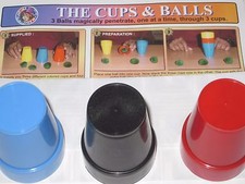 Cups  Balls Magic Trick - By, Fun-Time, Classic Close Up, Great Beginner Magic